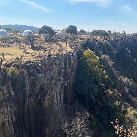 El Gato Glamping Con Vista A Prismas Basalticos Hotel Huasca de Ocampo Eksteriør billede