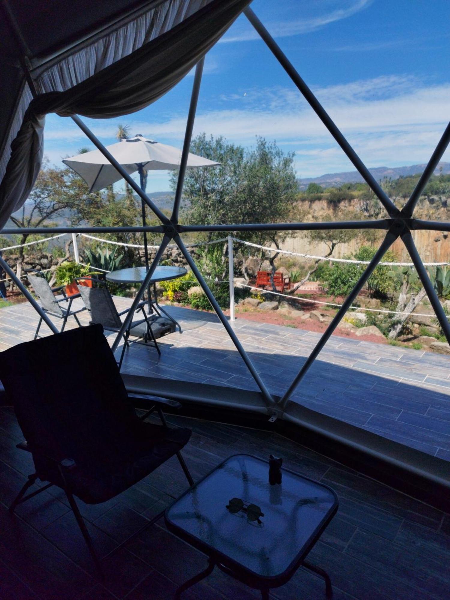 El Gato Glamping Con Vista A Prismas Basalticos Hotel Huasca de Ocampo Eksteriør billede