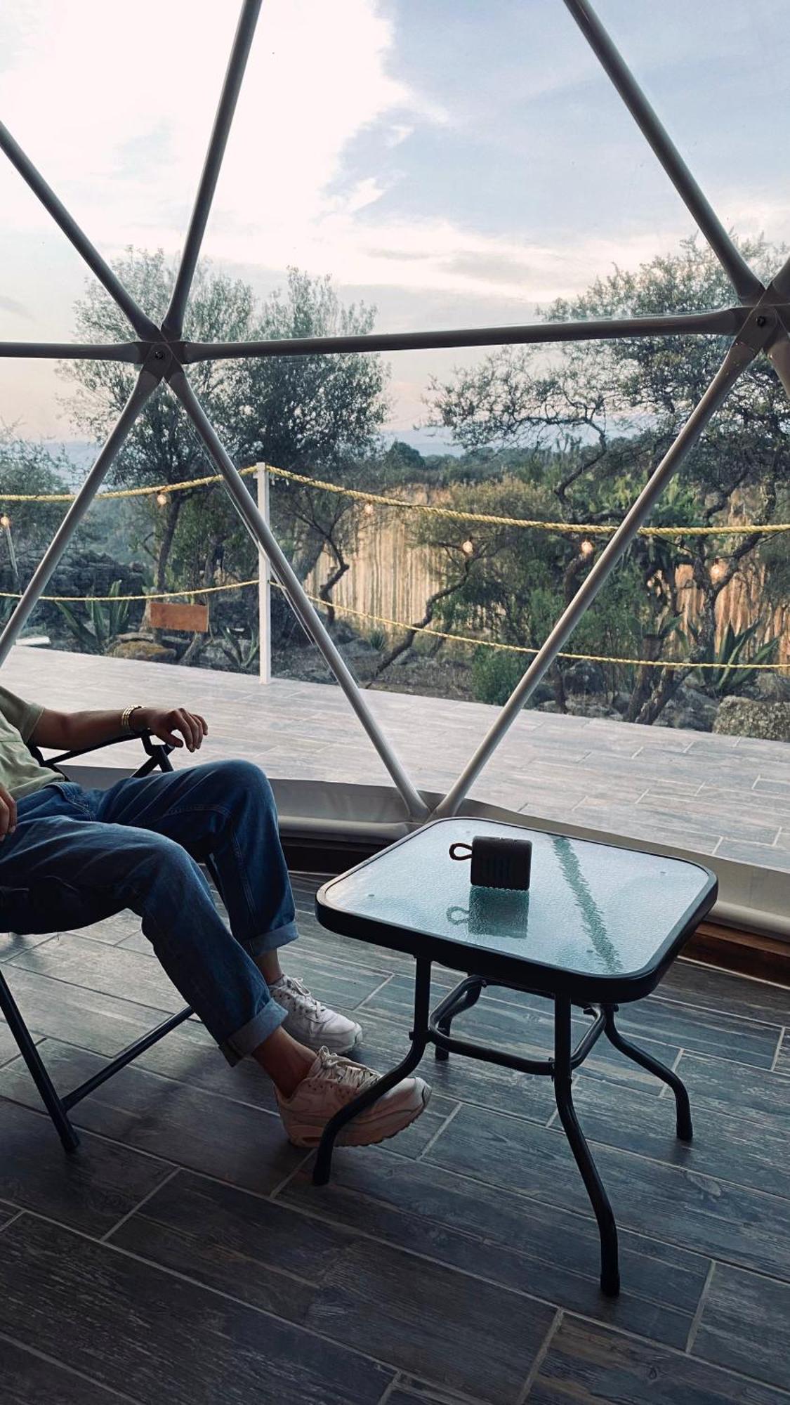 El Gato Glamping Con Vista A Prismas Basalticos Hotel Huasca de Ocampo Eksteriør billede