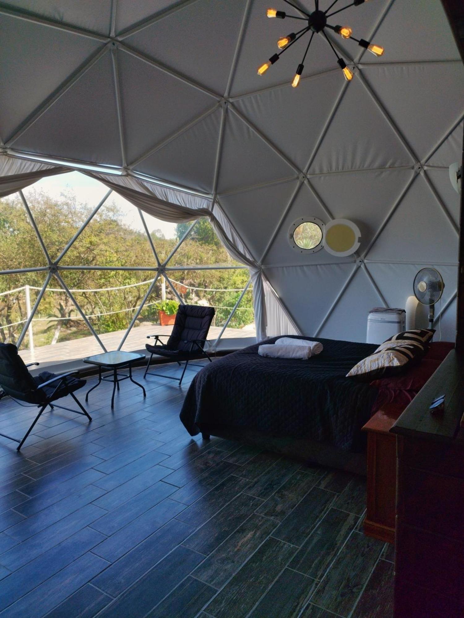 El Gato Glamping Con Vista A Prismas Basalticos Hotel Huasca de Ocampo Eksteriør billede