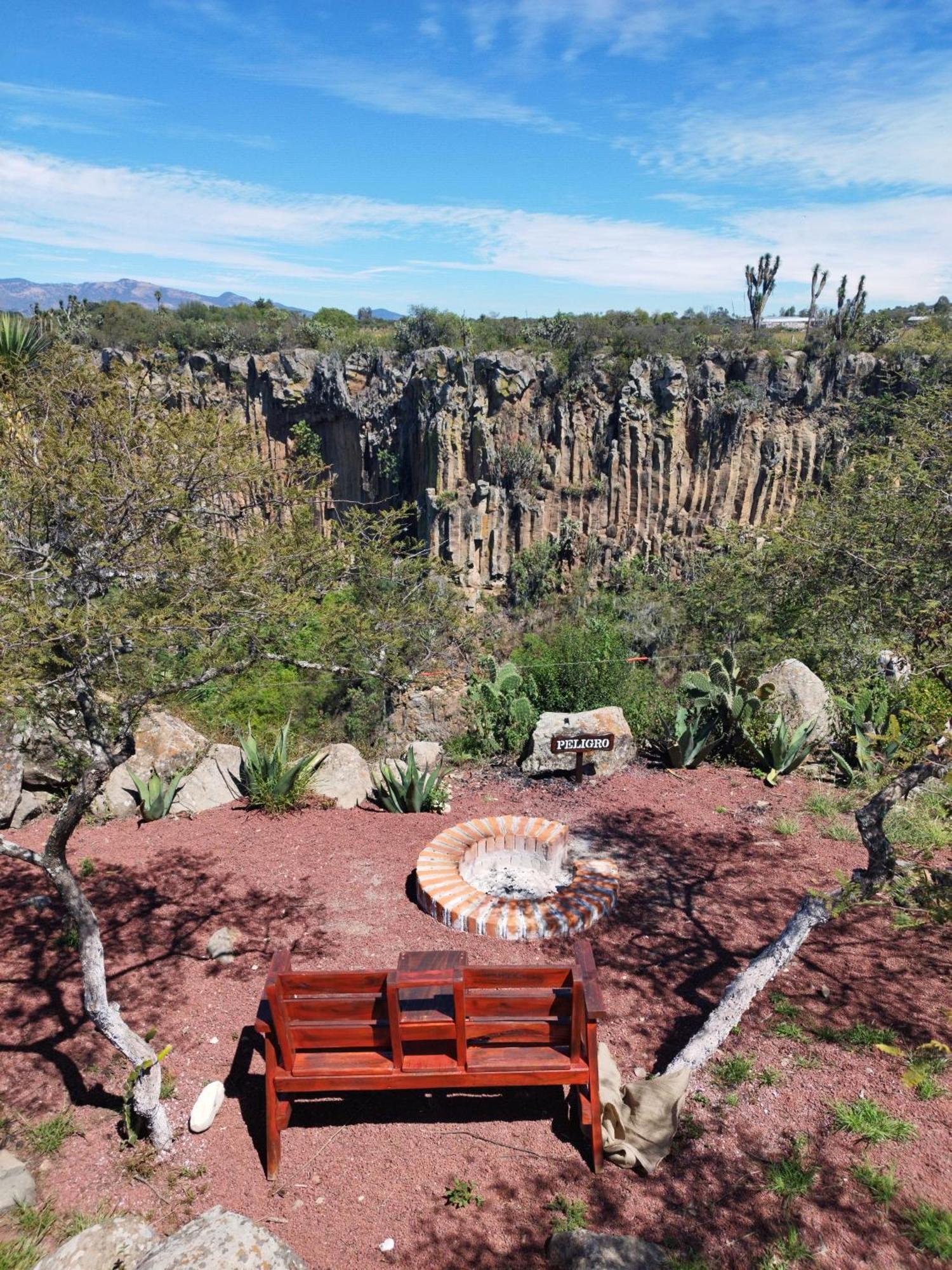 El Gato Glamping Con Vista A Prismas Basalticos Hotel Huasca de Ocampo Eksteriør billede