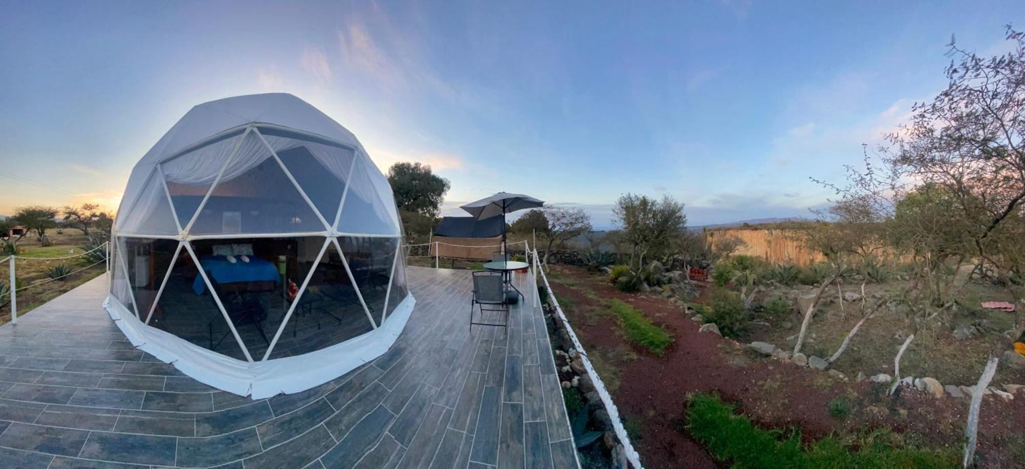 El Gato Glamping Con Vista A Prismas Basalticos Hotel Huasca de Ocampo Eksteriør billede