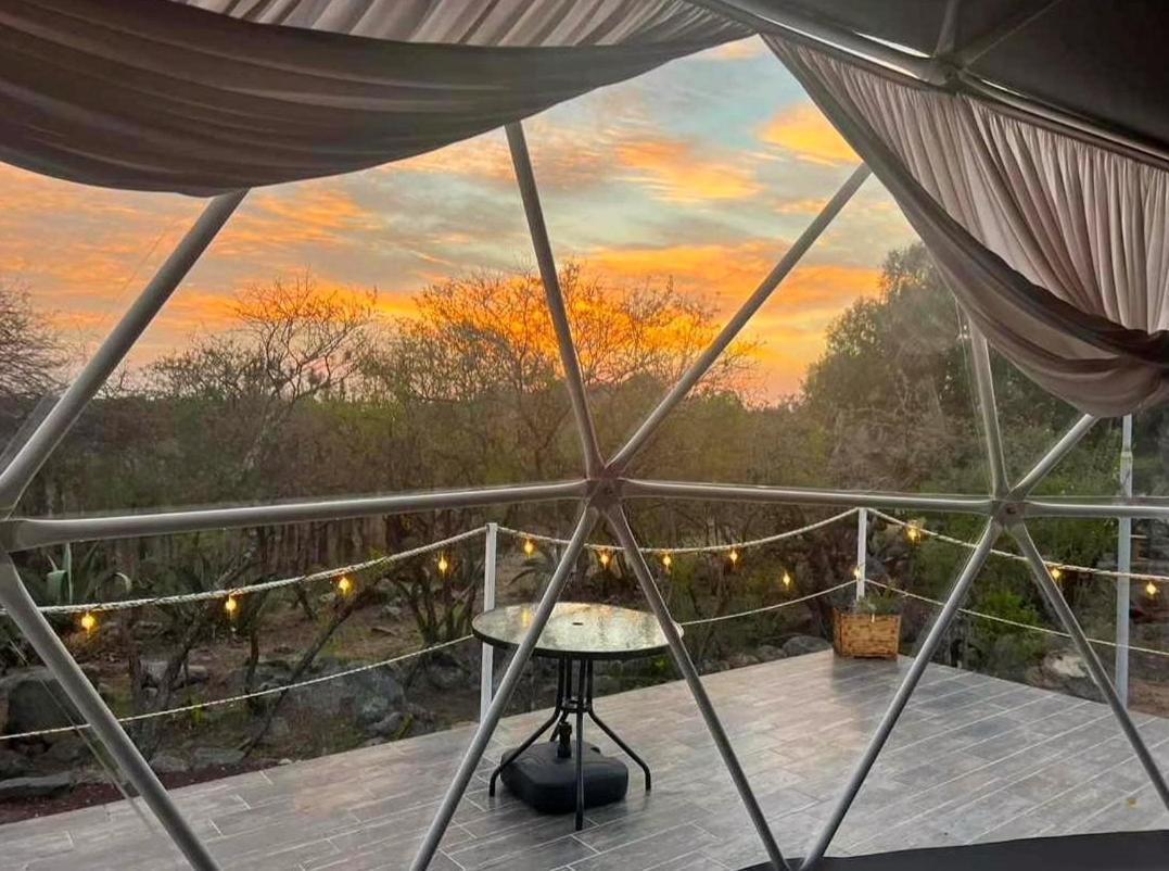 El Gato Glamping Con Vista A Prismas Basalticos Hotel Huasca de Ocampo Eksteriør billede