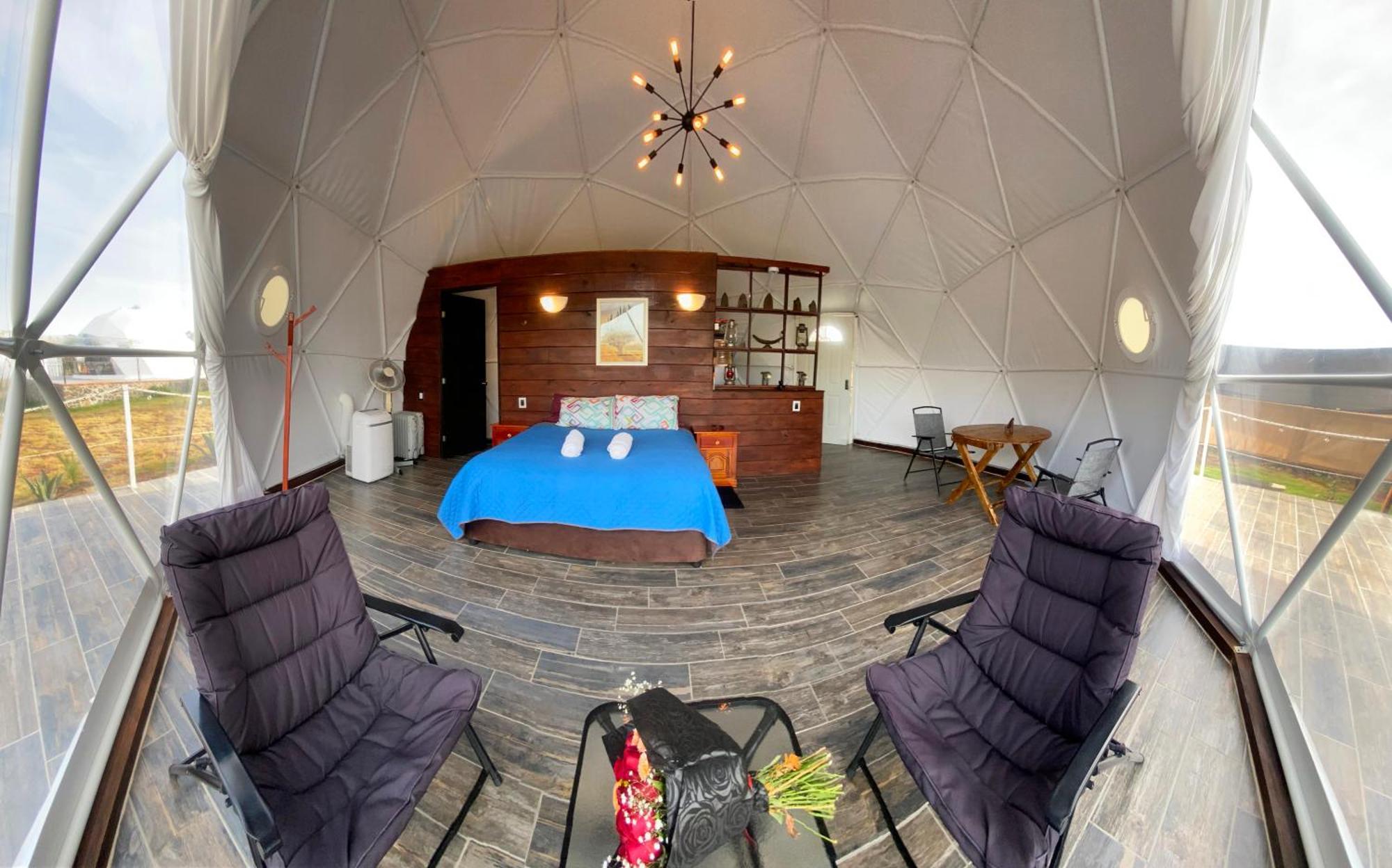 El Gato Glamping Con Vista A Prismas Basalticos Hotel Huasca de Ocampo Eksteriør billede