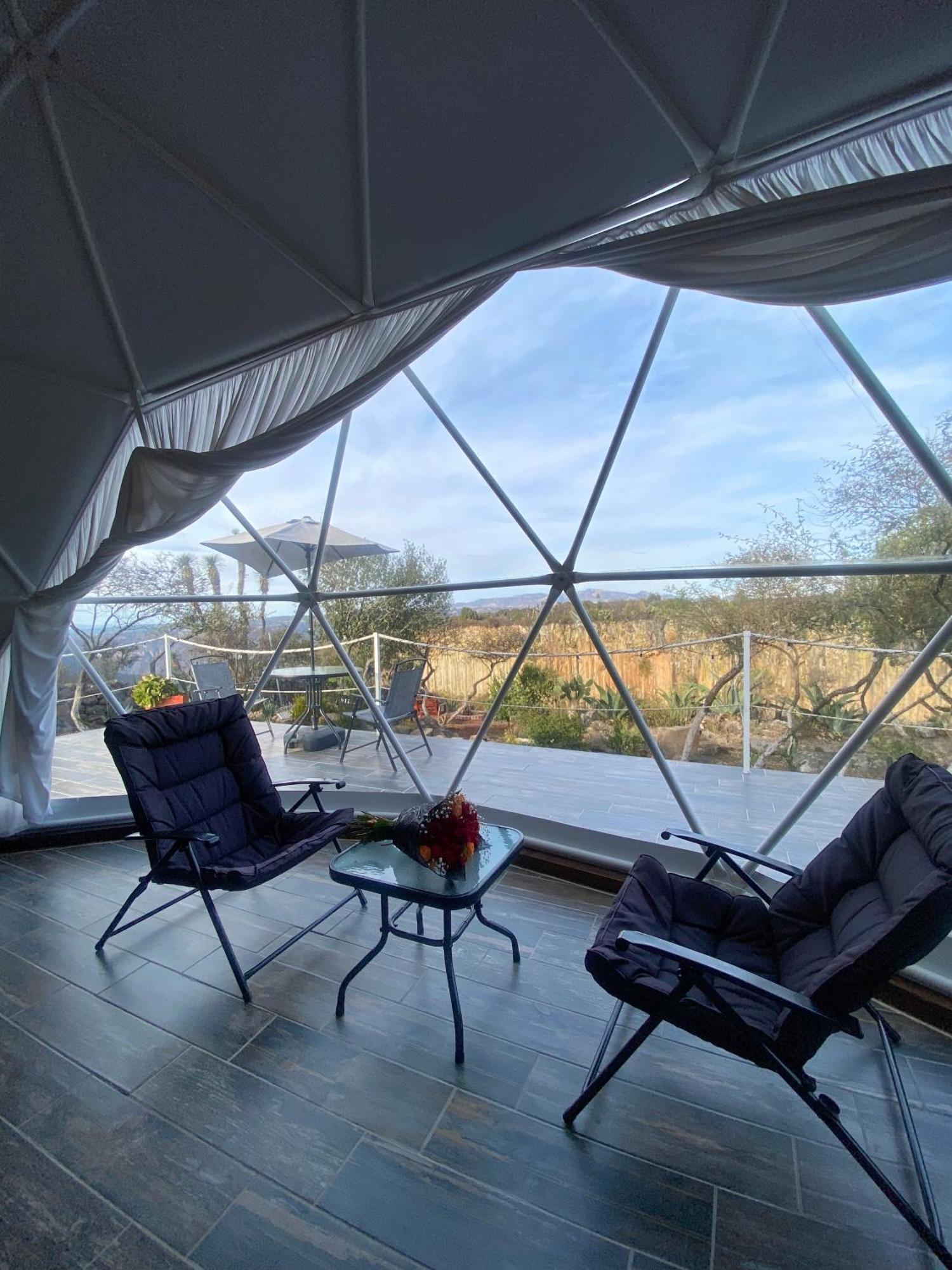 El Gato Glamping Con Vista A Prismas Basalticos Hotel Huasca de Ocampo Eksteriør billede