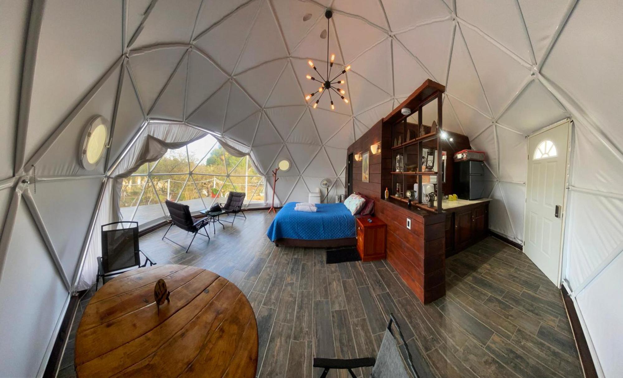 El Gato Glamping Con Vista A Prismas Basalticos Hotel Huasca de Ocampo Eksteriør billede