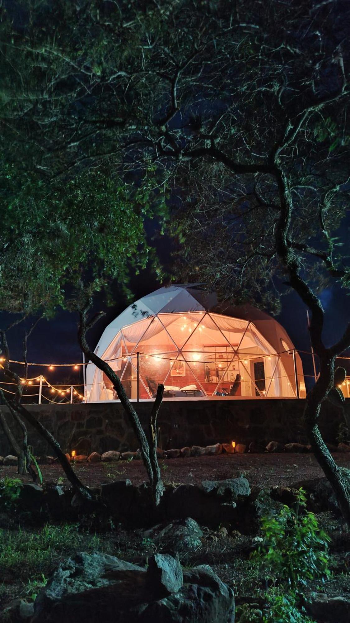 El Gato Glamping Con Vista A Prismas Basalticos Hotel Huasca de Ocampo Eksteriør billede