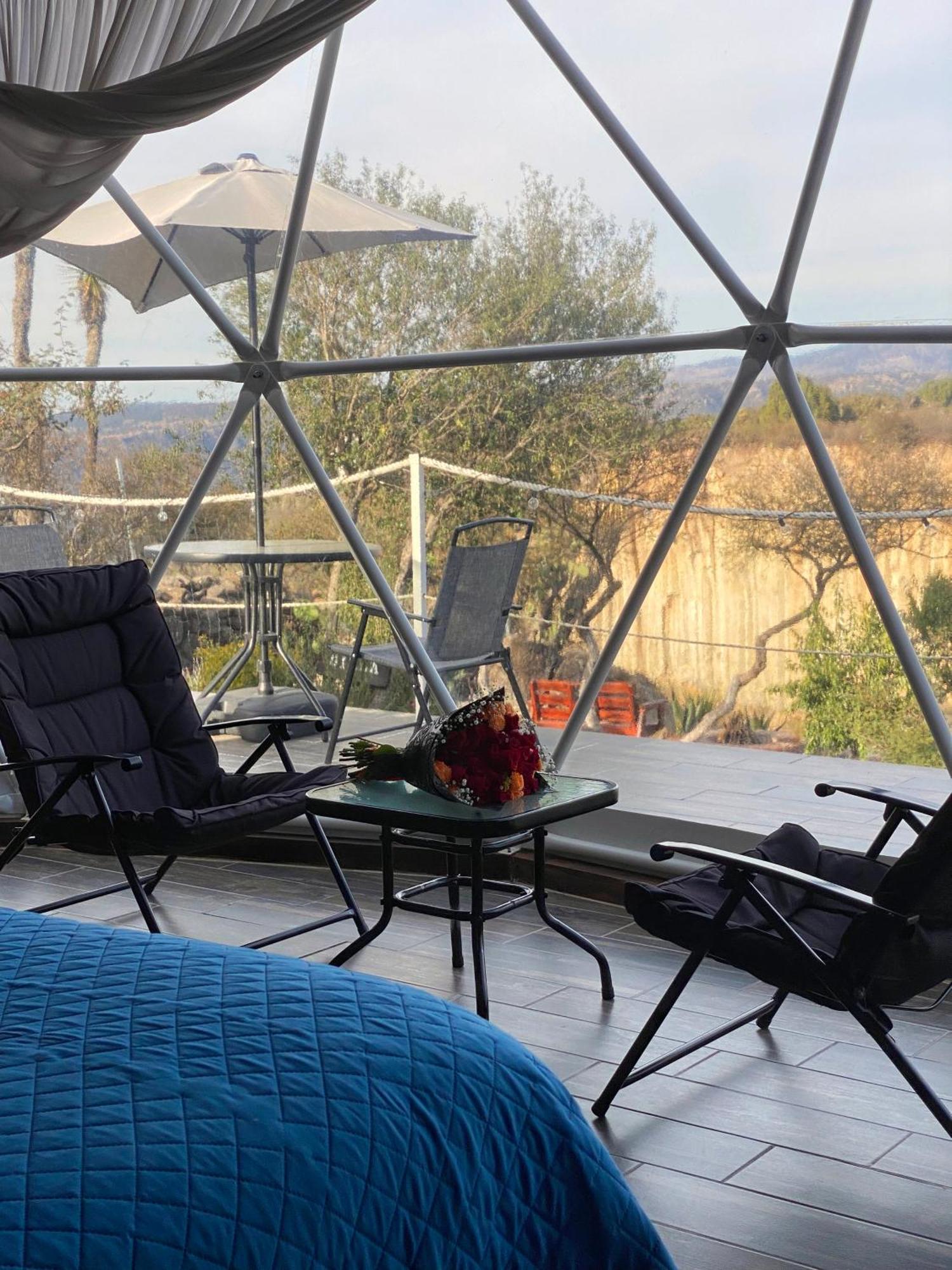 El Gato Glamping Con Vista A Prismas Basalticos Hotel Huasca de Ocampo Eksteriør billede