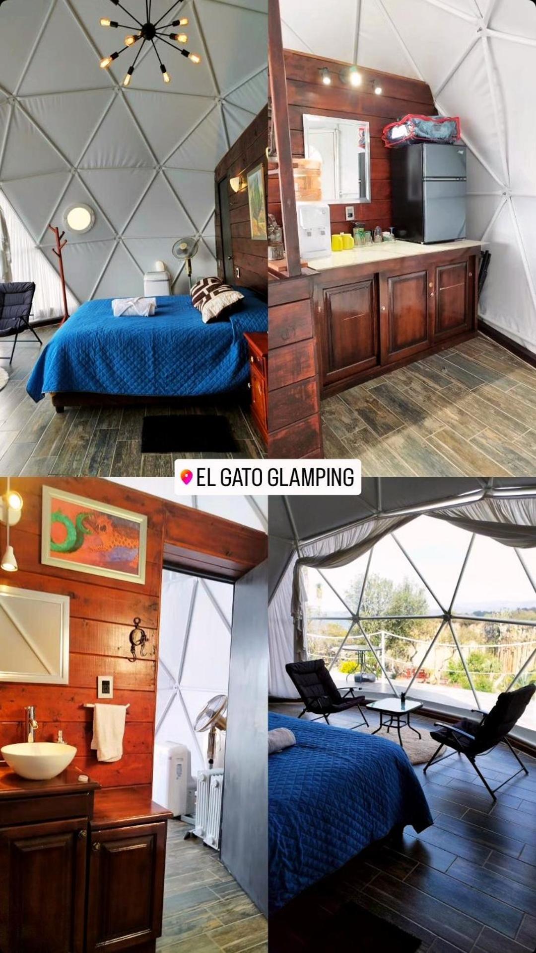 El Gato Glamping Con Vista A Prismas Basalticos Hotel Huasca de Ocampo Eksteriør billede