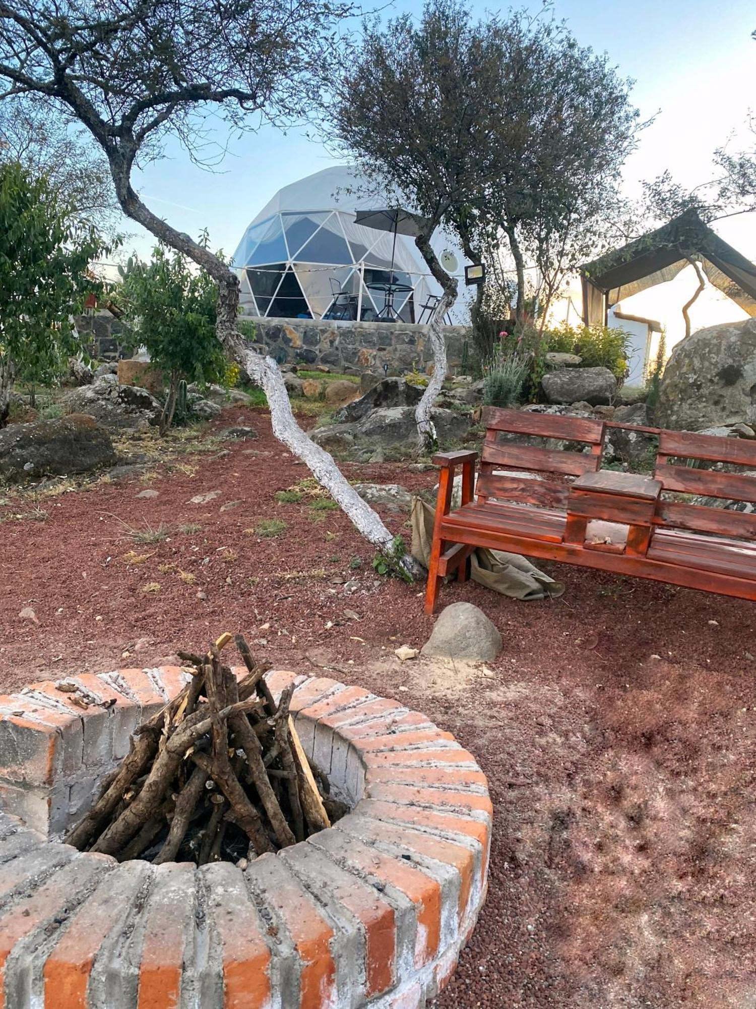 El Gato Glamping Con Vista A Prismas Basalticos Hotel Huasca de Ocampo Eksteriør billede