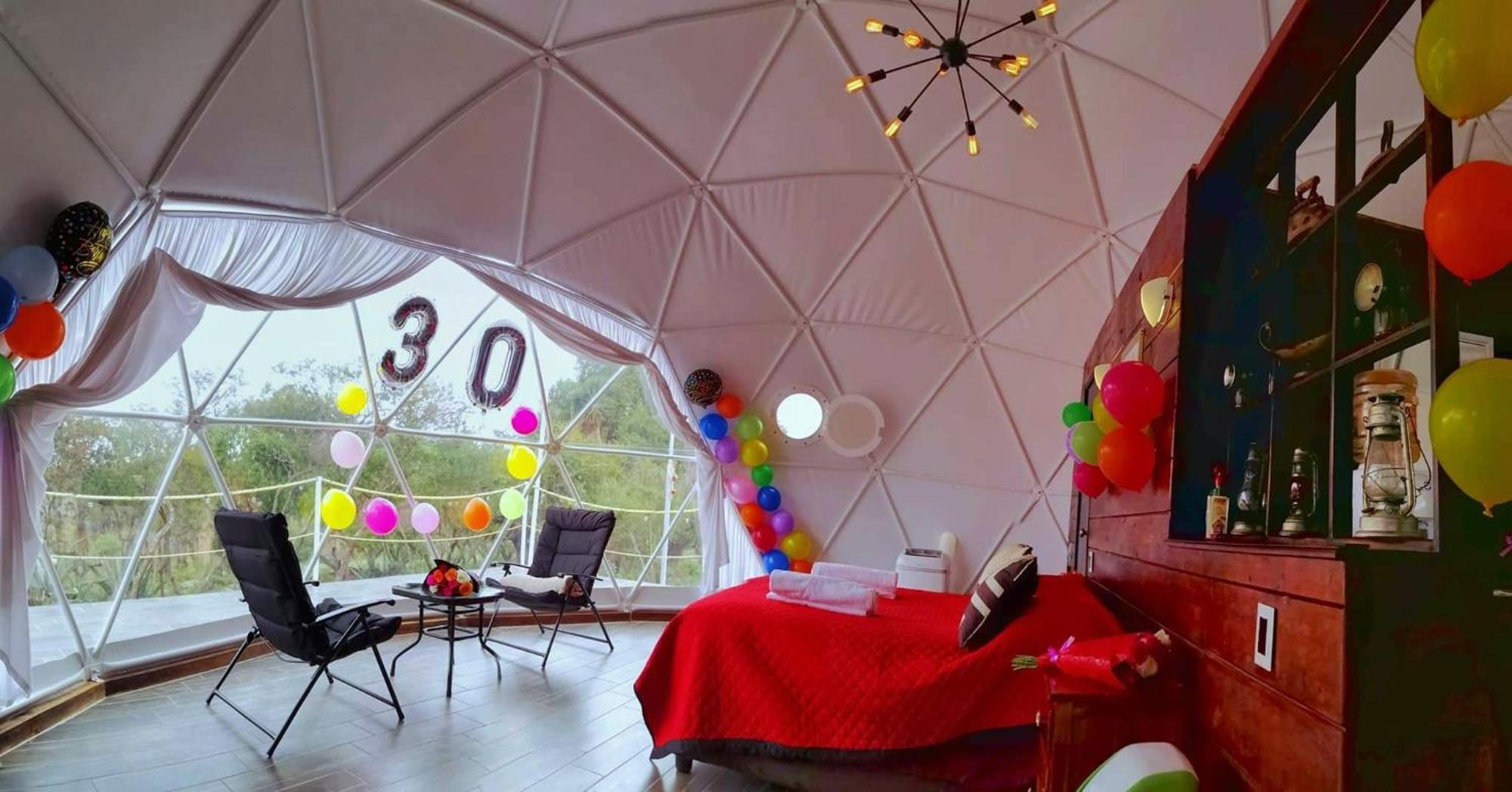 El Gato Glamping Con Vista A Prismas Basalticos Hotel Huasca de Ocampo Eksteriør billede