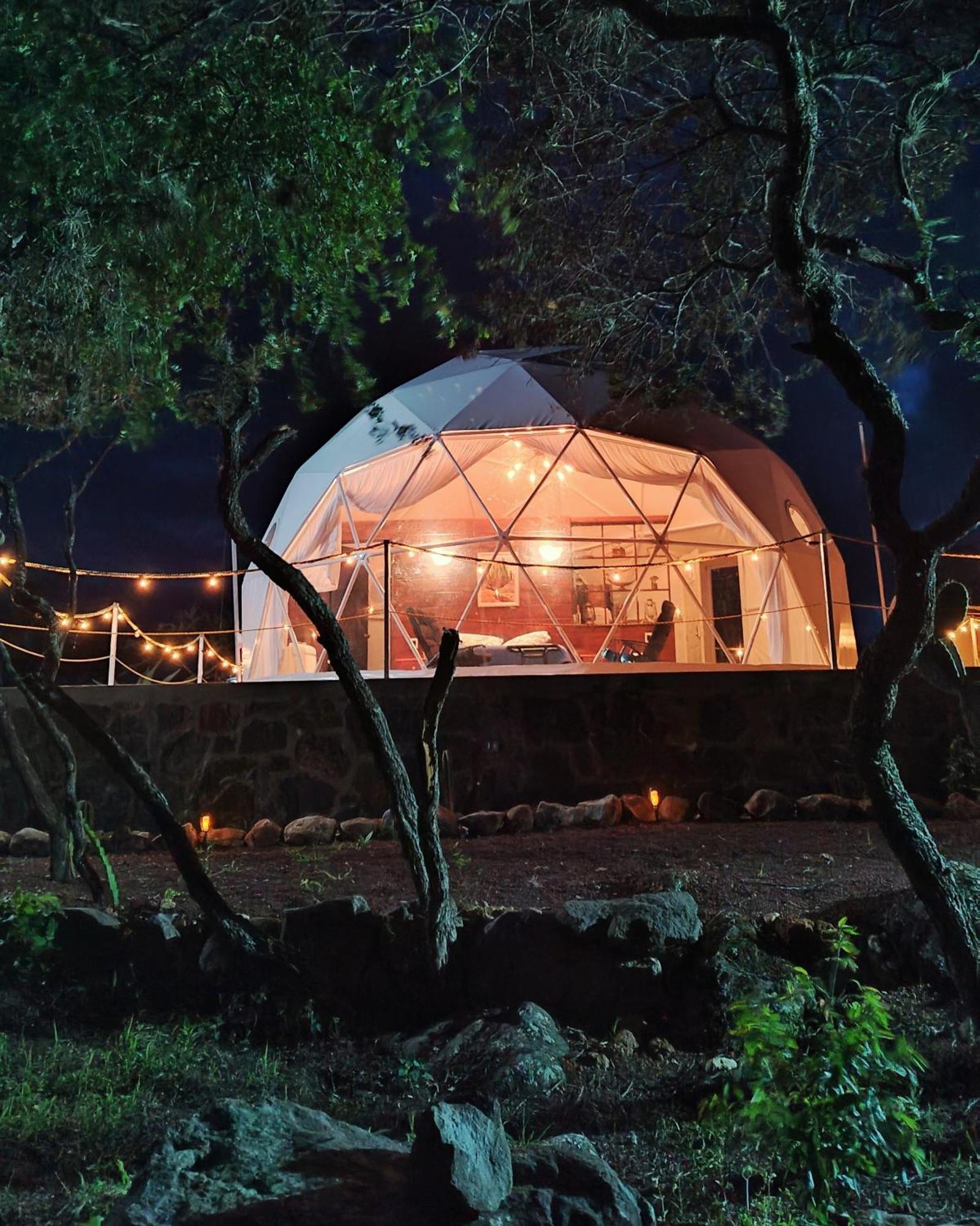 El Gato Glamping Con Vista A Prismas Basalticos Hotel Huasca de Ocampo Eksteriør billede